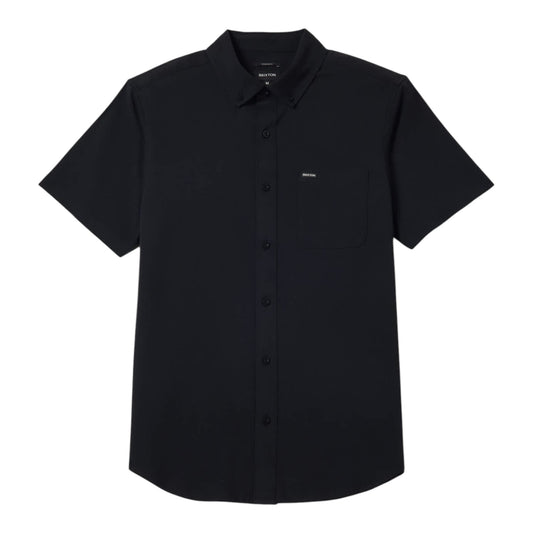BRIXTON SANFORD OXFORD WOVEN SHORT SLEEVE BLACK