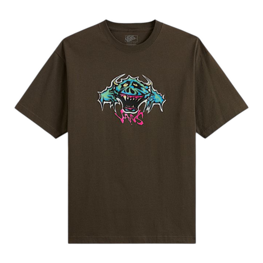 VANS GOOFY GHOUL TEE COAL BROWN