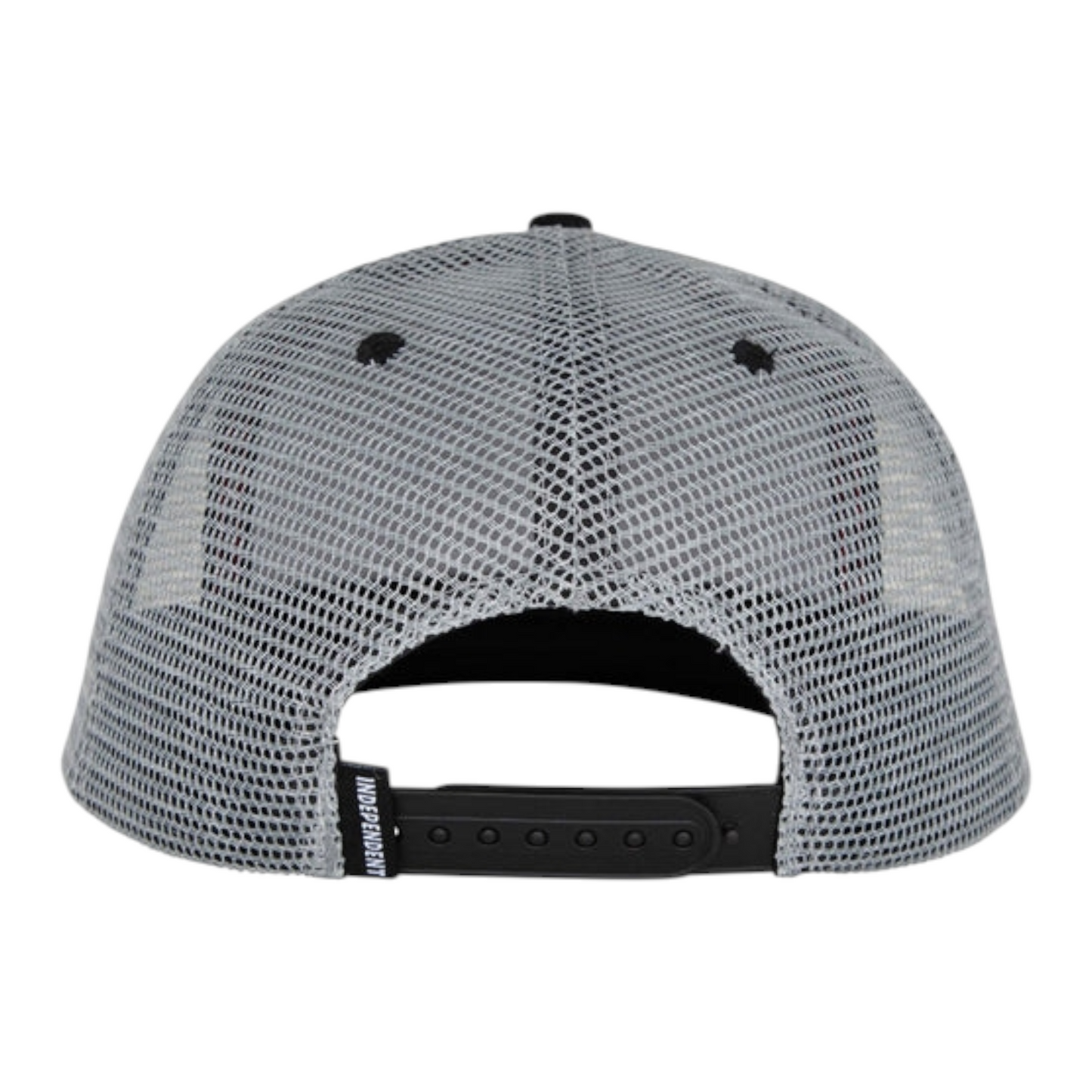 INDEPENDENT BTG SUMMIT PRINTER MESH TRUCKER HAT BLACK/GREY