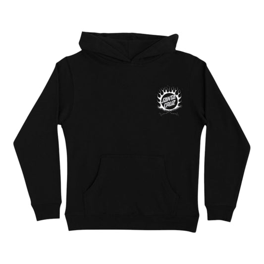 SANTA CRUZ FORGING DOT YOUTH HOODIE BLACK