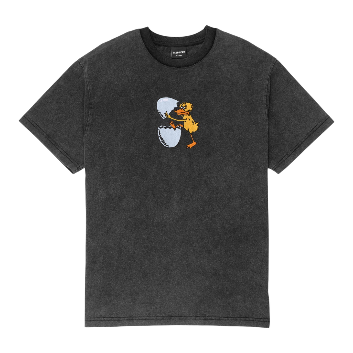 PASSPORT OVER IT TEE WASHED BLACK