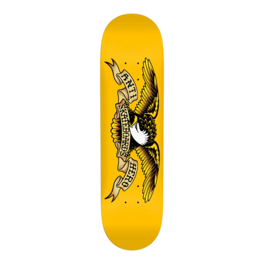 ANTI HERO DBX EAGLE DECK YELLOW 8.25
