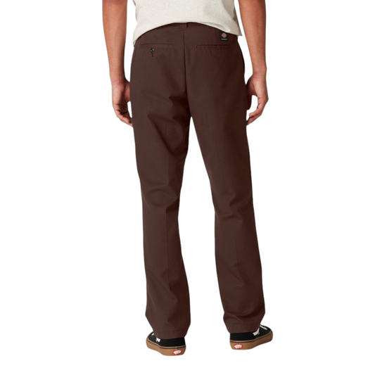 DICKIES SKATEBOARDING TWILL SLIM FIT PANT CHOCOLATE