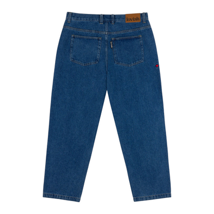 LOVIAH OG BAGGY 5 POCKET DENIM PANTS INDIGO MEDIUM WASH