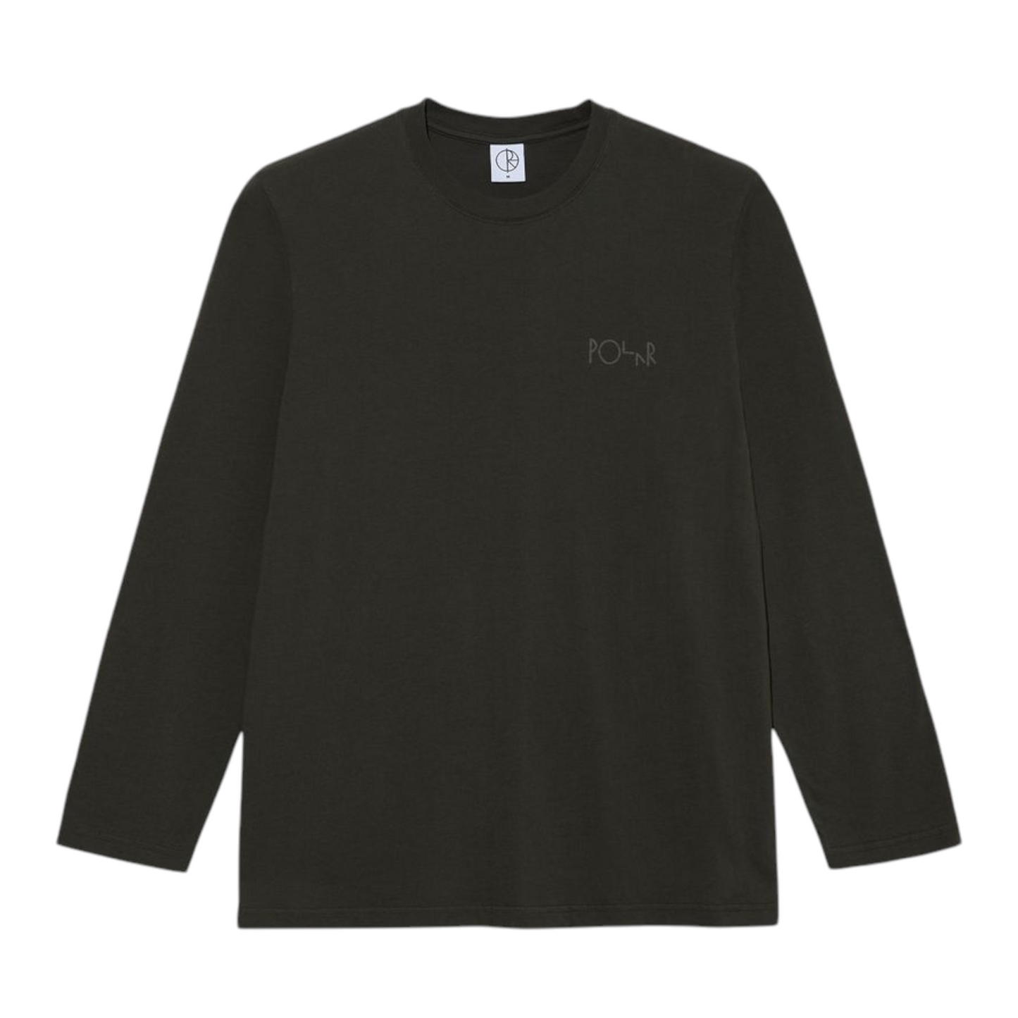 POLAR STEVE STROKE LOGO LONG SLEEVE DIRTY BLACK