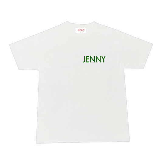 JENNY CLASSIC SNEK TEE WHITE/GREEN