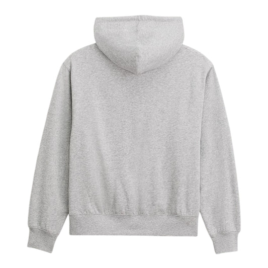 VANS STRETCH LOGO FULL ZIP HOODIE CEMENT HEATHER