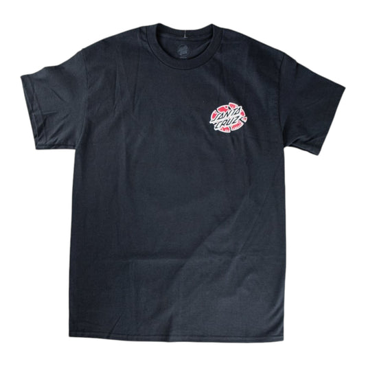 SANTA CRUZ GRABKE EXPLODING DOT TEE BLACK