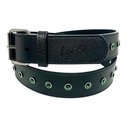LOOSEY PREMIUM RHINESTONE BELT BLACK