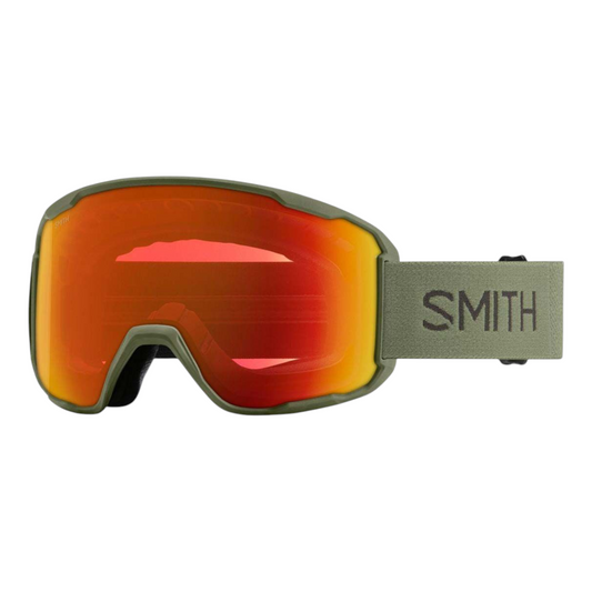 SMITH PREVIEW FATIGUE GREEN CHROMAPOP EVERYDAY RED MIRROR LENS GOGGLE