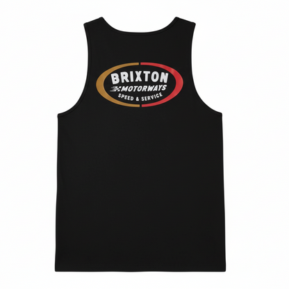 BRIXTON RHETT TANK TOP BLACK