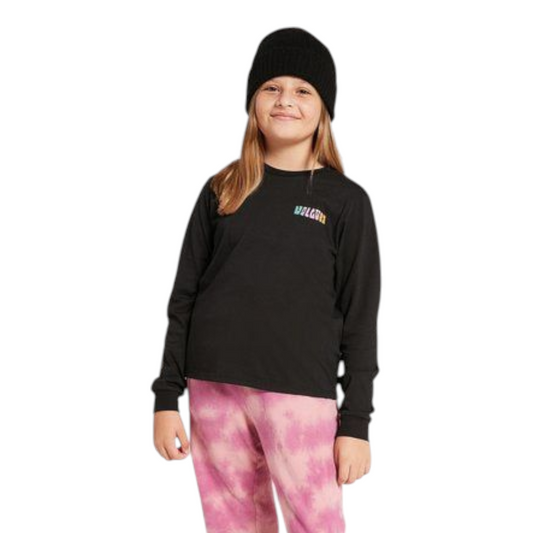 VOLCOM MADE FROM STOKE LS TEE NOIR