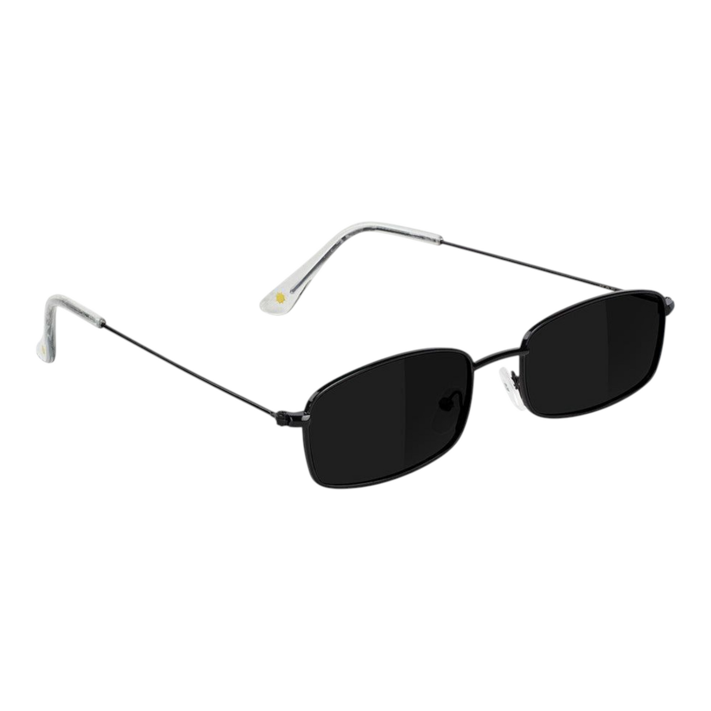 GLASSY RAE POLARIZED SUNGLASSES BLACK