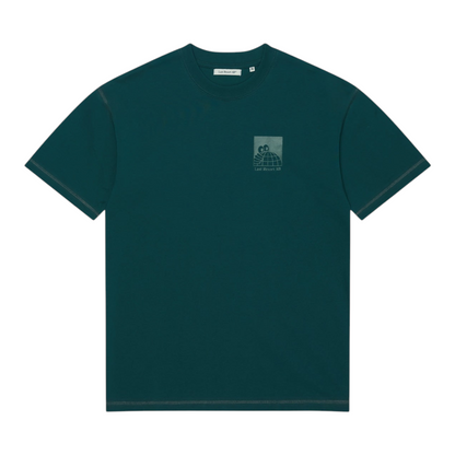LAST RESORT LITTLE AB FLATLOCK TEE DARK TEAL