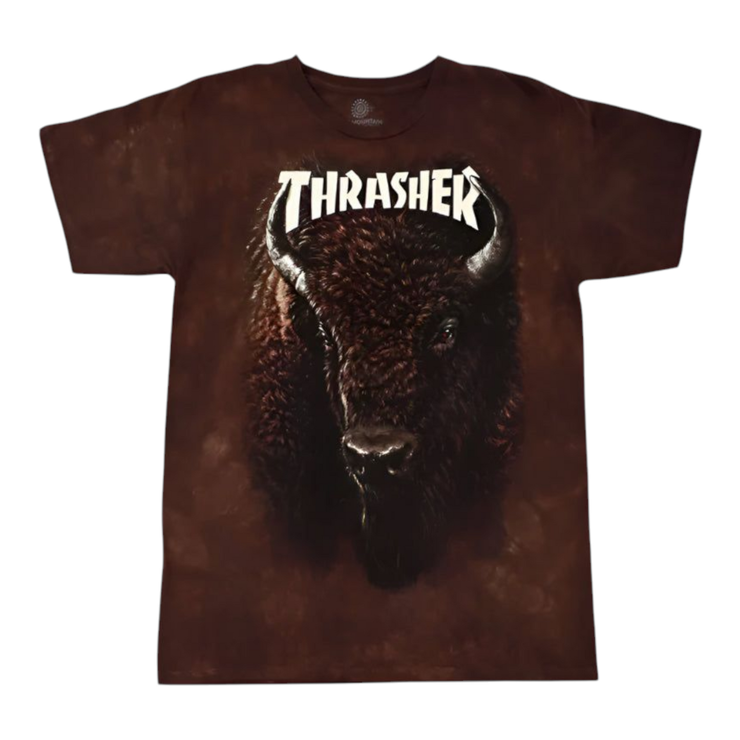THRASHER BISON T-SHIRT BROWN