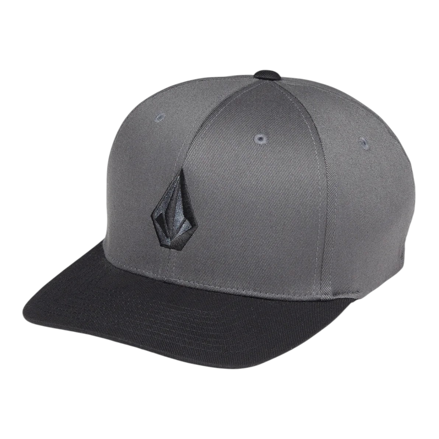 CHAPEAU VOLCOM FULL STONE FLEXFIT NOIR ASPHALTE