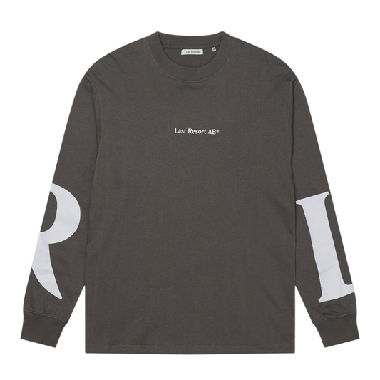 LAST RESORT LR LS TEE ASPHALT GREY