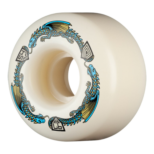 POWELL PERALTA V4 DRAGON FORMULA BLUE 97A WHEELS