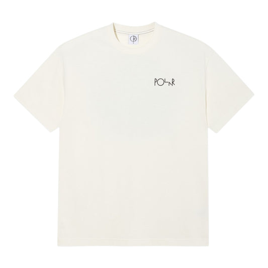 POLAR CONTRAST TEE IVORY/BLACK