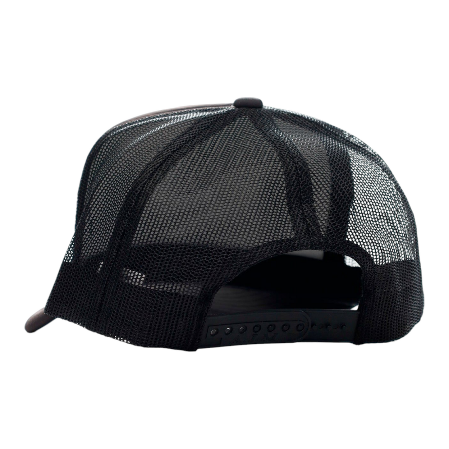SKULL SKATES FOAM HORSE BOX LOGO MESH TRUCKER HAT BLACK