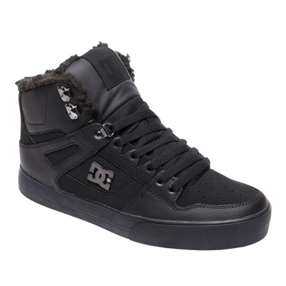 DC PURE HIGH TOP WC WINTER BLACK/BLACK/BLACK