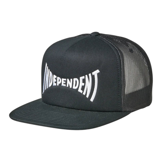 INDEPENDENT MESH TRUCKER HAT BLACK