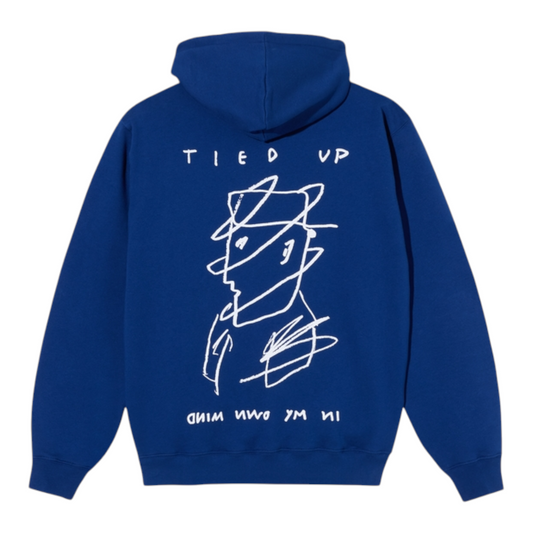 POLAR TIED UP DAVE HOODIE ULTRAMARINE