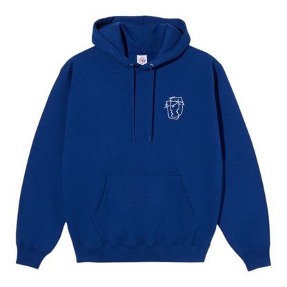 POLAR TIED UP DAVE HOODIE ULTRAMARINE