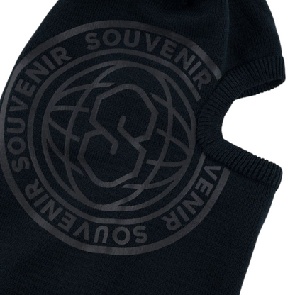 SOUVENIR PRINTED BURGLAR MASK BLACK