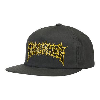THRASHER SPIKEY SNAPBACK CHARCOAL