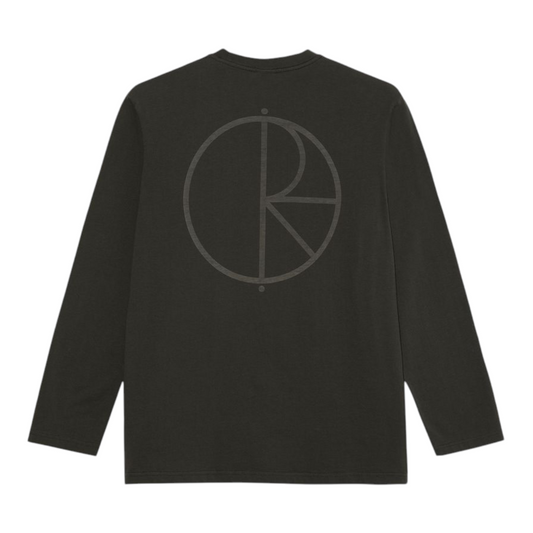 POLAR STEVE STROKE LOGO LONG SLEEVE DIRTY BLACK