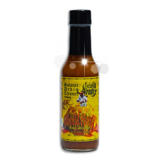 SATANIC DRAIN CLEANER LIQUIED FUEGO HOT SAUCE