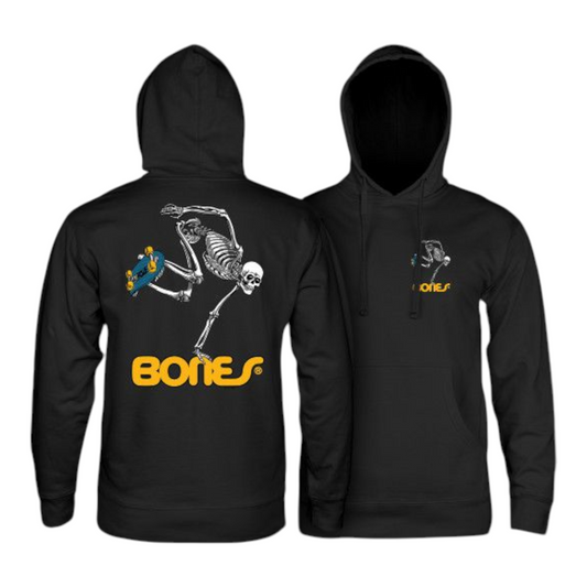 POWELL PERALTA SKATEBOARD SQUELETTE À CAPUCHE NOIR XL