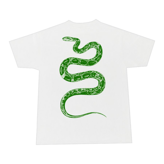 JENNY CLASSIC SNEK TEE WHITE/GREEN