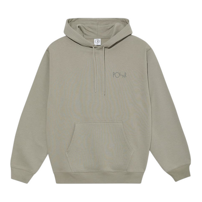 POLAR DAVE STROKE LOGO HOODIE VETIVER