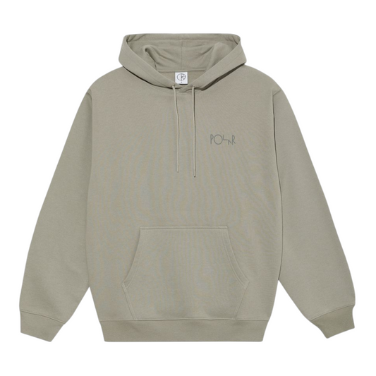 POLAR DAVE STROKE LOGO HOODIE VETIVER