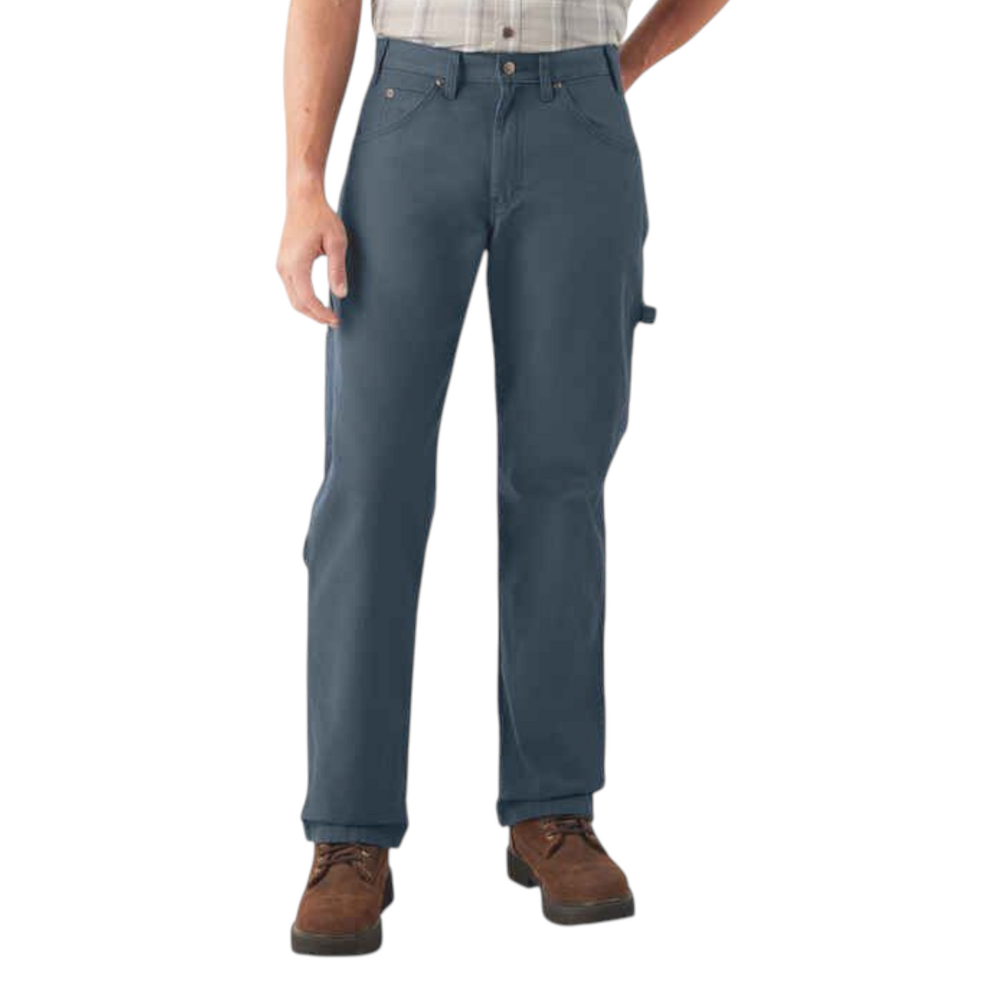 DICKIES RELAXED FIT HEAVYWEIGHT DUCK CARPENTER JEANS AIRFORCE BLUE