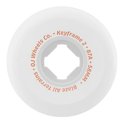 OJS KEYFRAME 2 WHEELS WHITE 87A