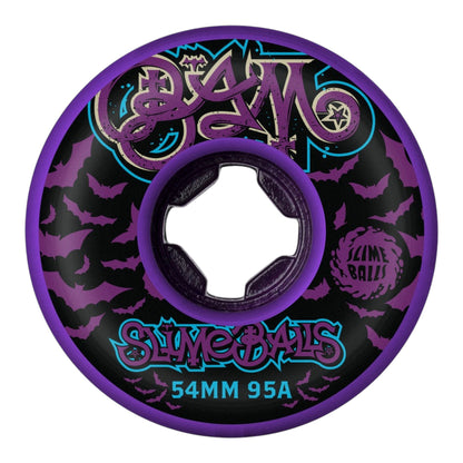 SLIME BALLS BAM MARGERA HARDLINE WHEELS PURPLE 95A