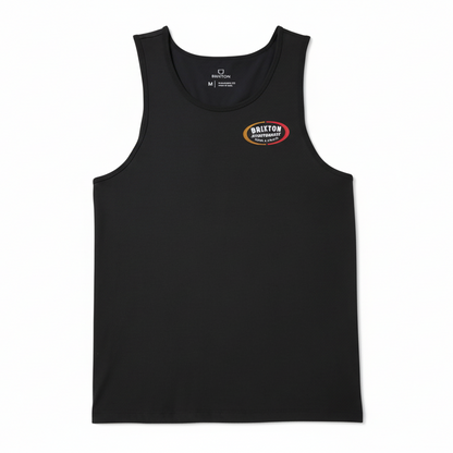 BRIXTON RHETT TANK TOP BLACK