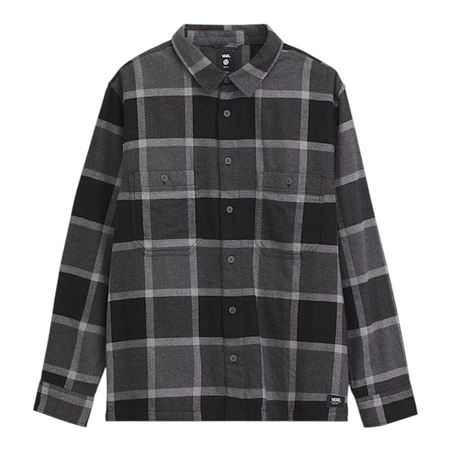 VANS LARKSPUR PLAID ASPHALT HEATHER GREY