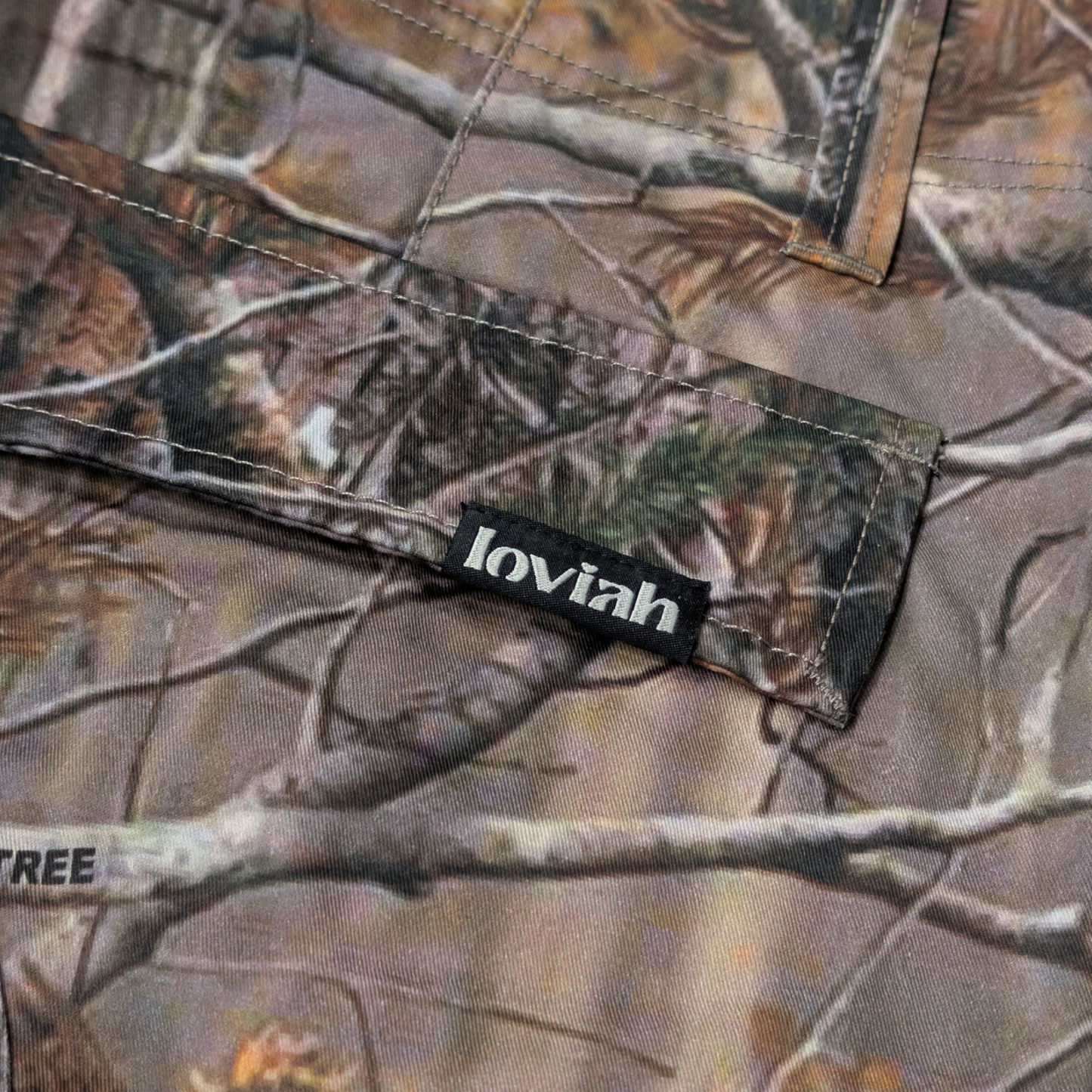 LOVIAH PARATROOPER CARGO PANTS REAL TREE CAMO