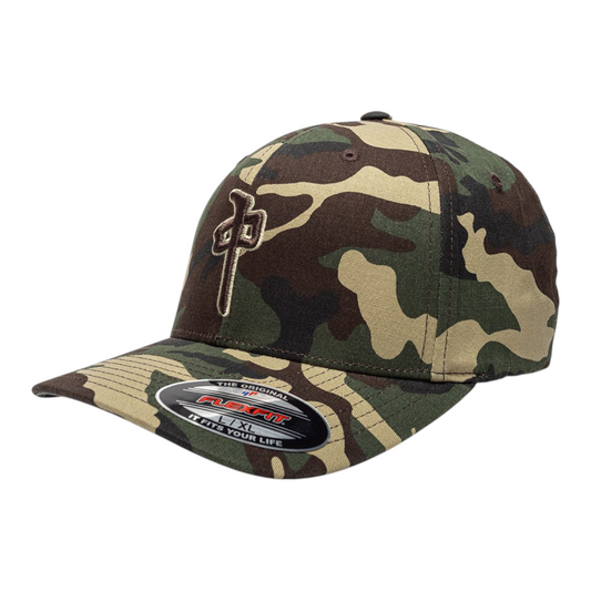 RDS FLEXFIT OG PUFFY HAT MARSH CAMO