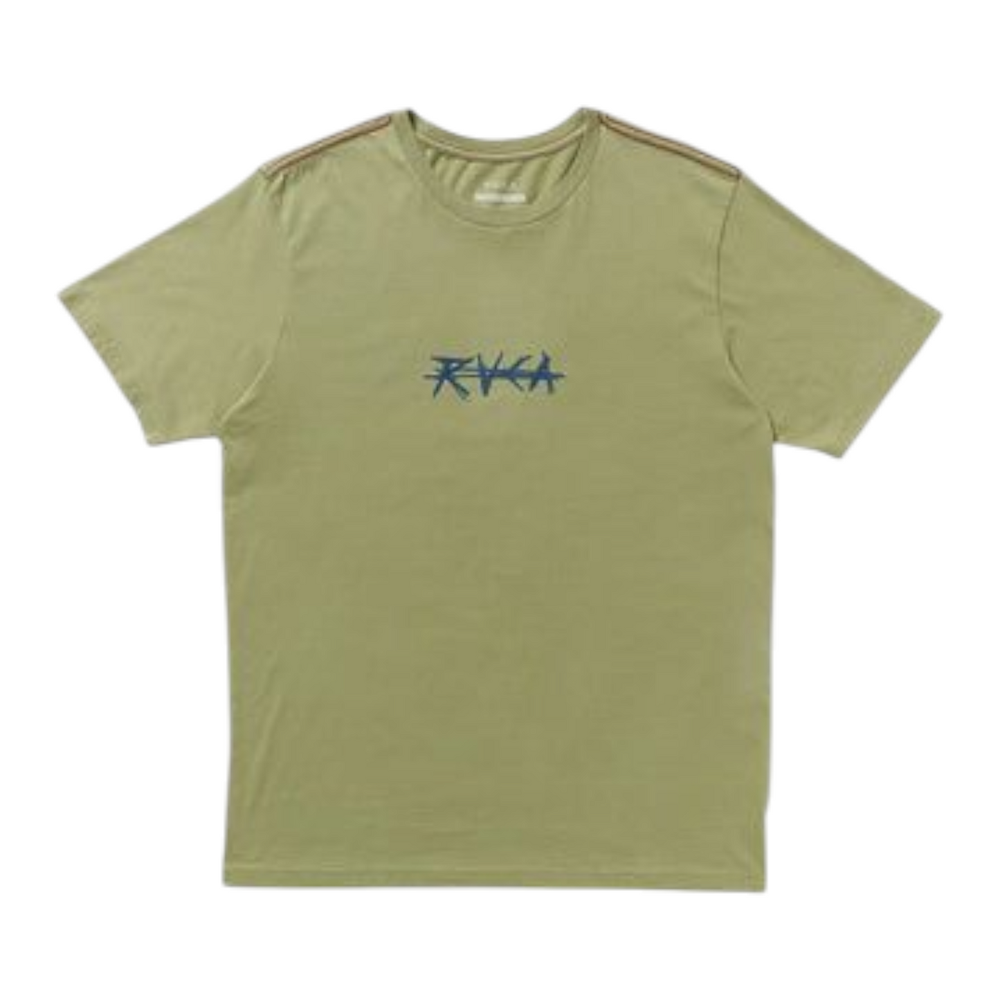 RVCA CROSSED PALMS SHORT SLEEVE RANGER GREEN