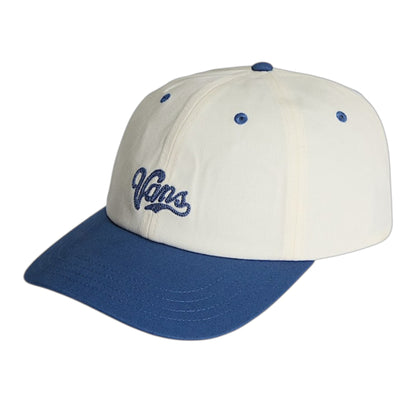 VANS LEFT SCRIPT CURVED BILL JOCKEY TRUE NAVY