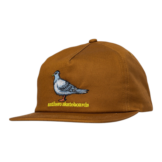 ANTIHERO LIL PIGEON SNAPBACK BROWN YELLOW