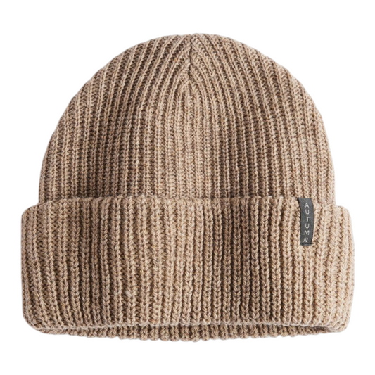 AUTUMN RIBBED KNIT LT BROWN