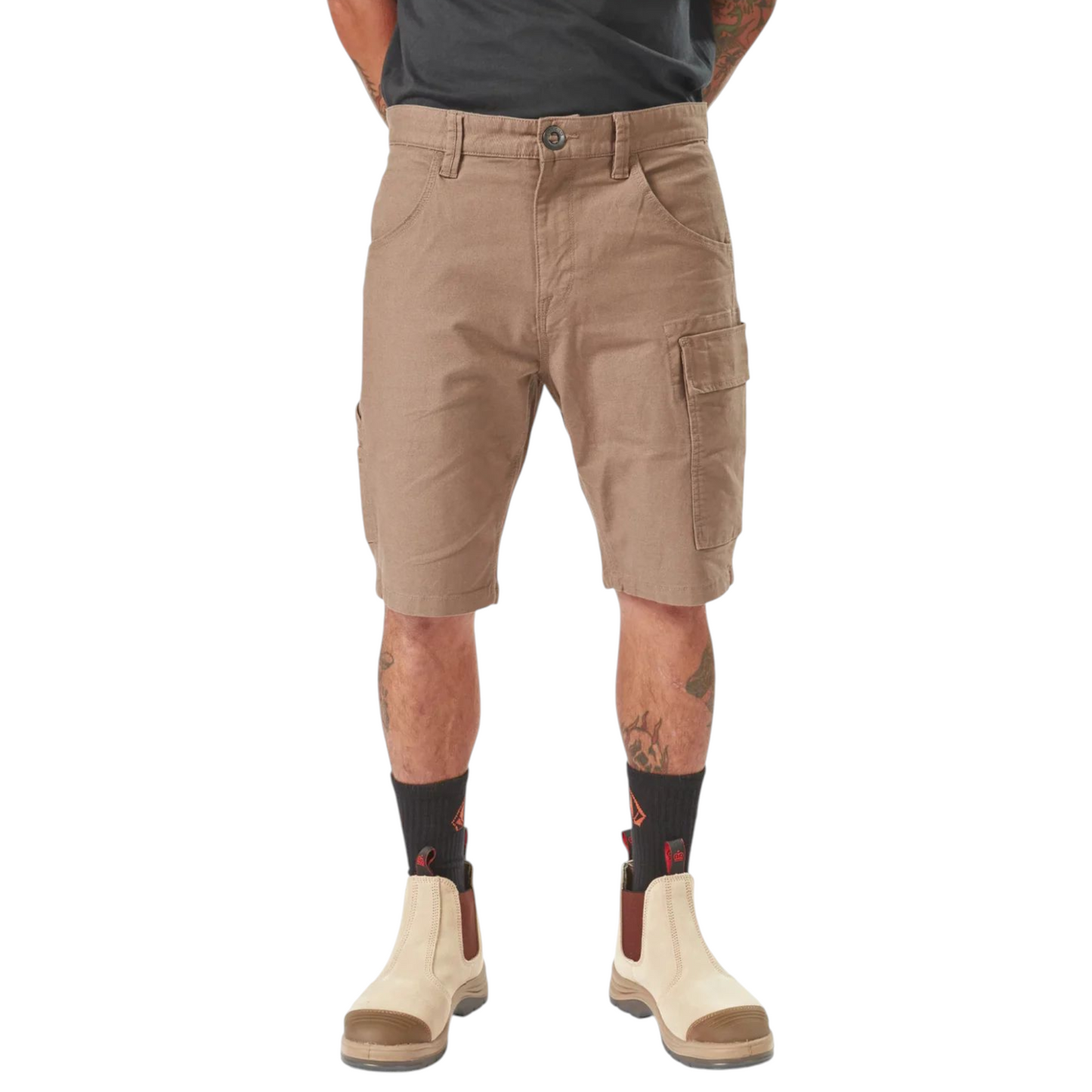 VOLCOM CALIPER WORK SHORT 19 BRINDLE