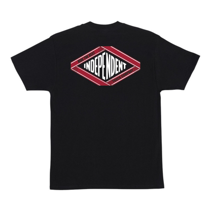 INDEPENDENT SCROLL 2 T-SHIRT BLACK