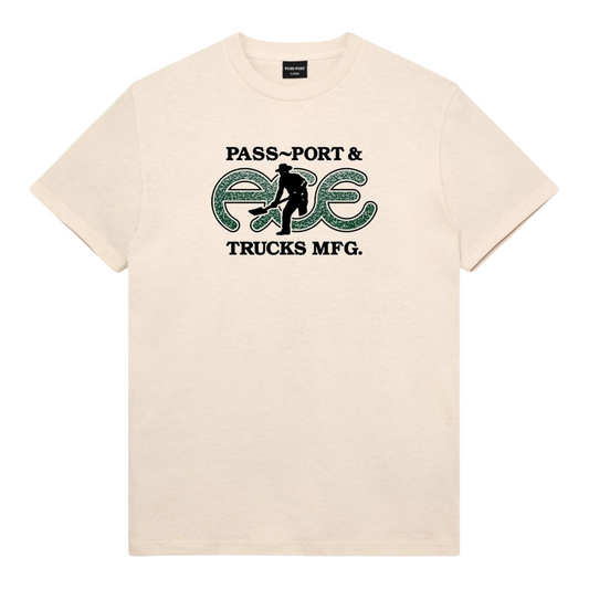 PASSPORT X ACE HAMMERSTONE TEE NATURAL